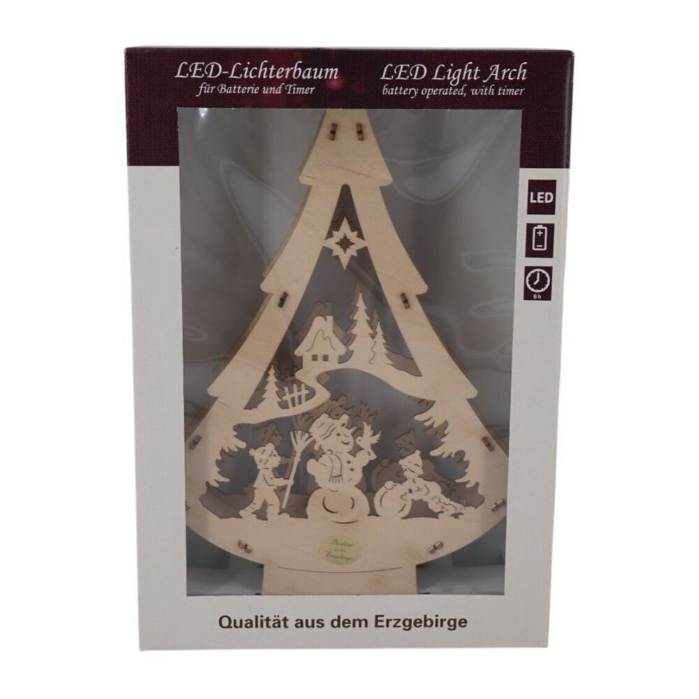 SAICO Original German LED Light Arch – Battery Operated with Timer – Handcrafted